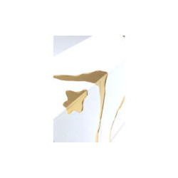 Cracked Credenza Oro Bianco