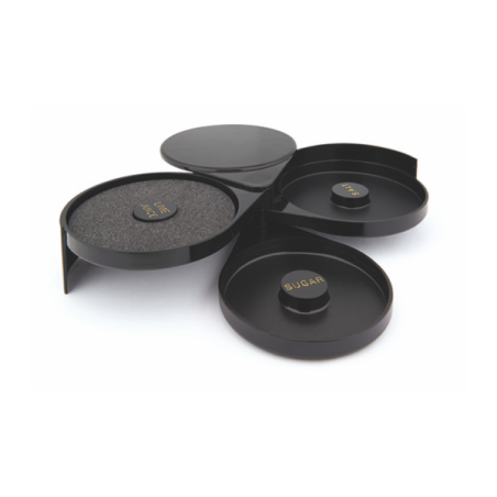 Bordatore per bicchiere in ABS 3 ripiani