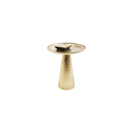 Tavolino d'appoggio Plateau Uno ottone Ø45cm