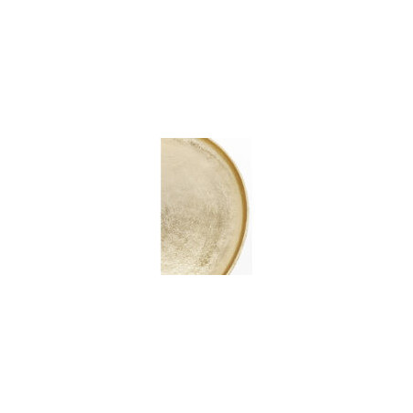 Tavolino d'appoggio Plateau Uno ottone Ø45cm