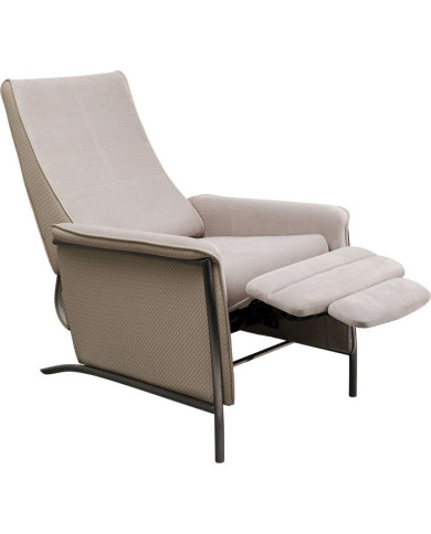 Poltrona Relax Velluto Blu