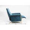 Poltrona Relax Velluto Blu