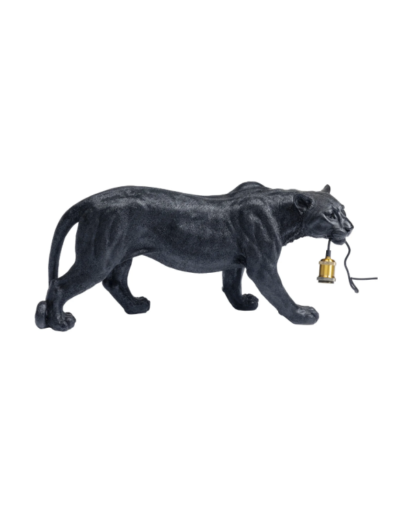 Lampada da pavimento Animal Bagheera 40cm