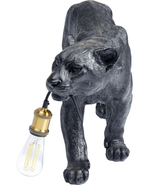Lampada da pavimento Animal Bagheera 40cm