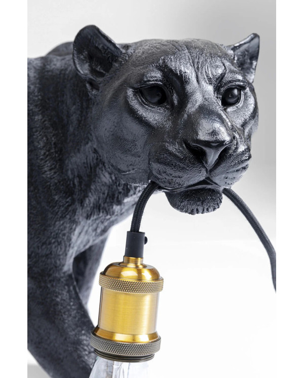 Lampada da pavimento Animal Bagheera 40cm