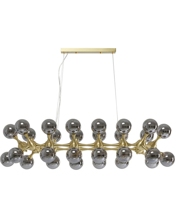 Lampadario Atomic Balls ottone 140cm
