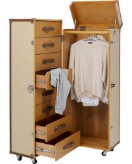 Armadio baule Venezia crema