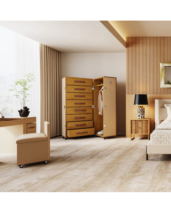 Armadio baule Venezia crema