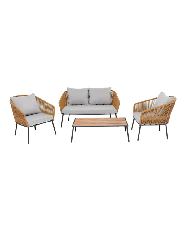 Set Elba Quattro naturale Outdoor (4-pz)