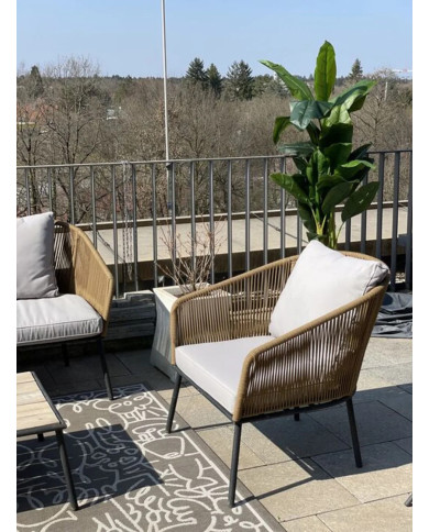 Set Elba Quattro naturale Outdoor (4-pz)
