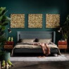 Gold Flower Cornice decorativa