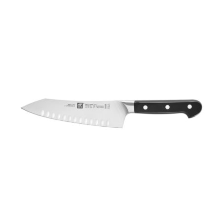 Pro rocking santoku Alveolato - 18 Cm, Forgiato