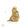 Gorilla con Cuffie Oro