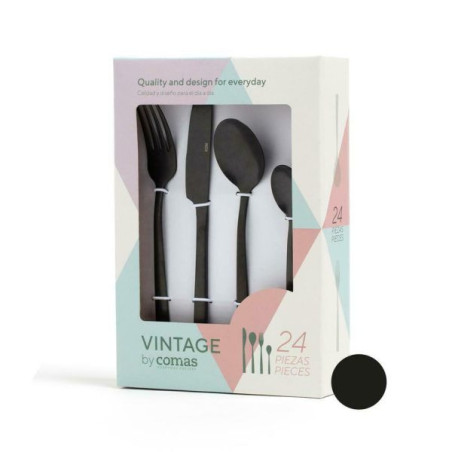 Estuches Vintage Black Set 24