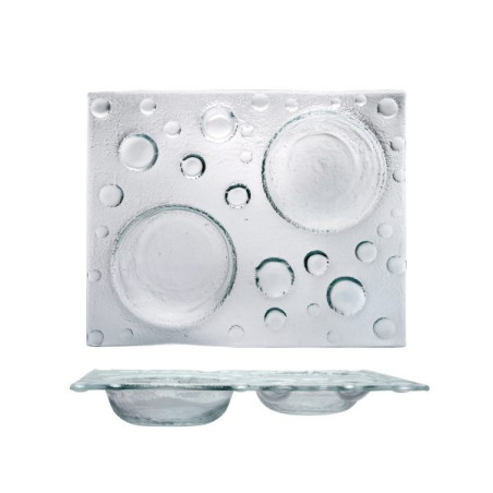 BUBBLE -  Piatto Rettangolare