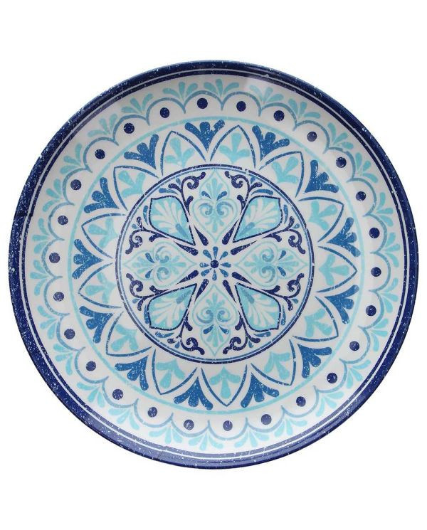 Cefalu Vassoio Rotondo 45 Cm Blu