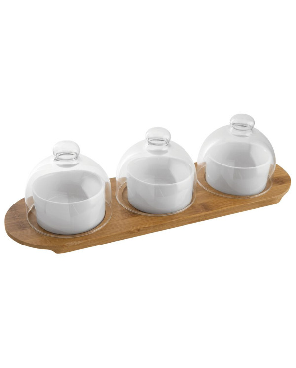 Set Happy Hour 3 ciotole con cupola